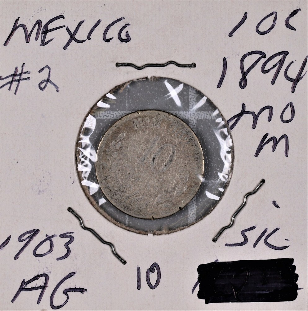 1894 Mo M Mexico 10 Centavos #2