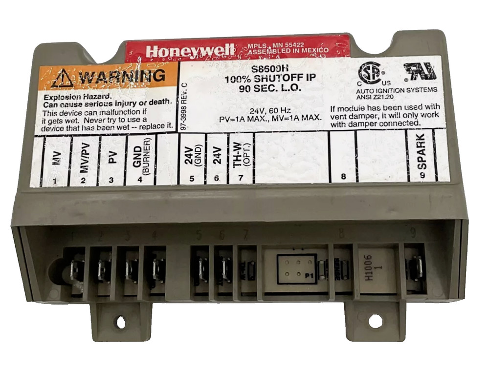 S8600H GUARANTEED WORKING Ignition Control Module Honeywell