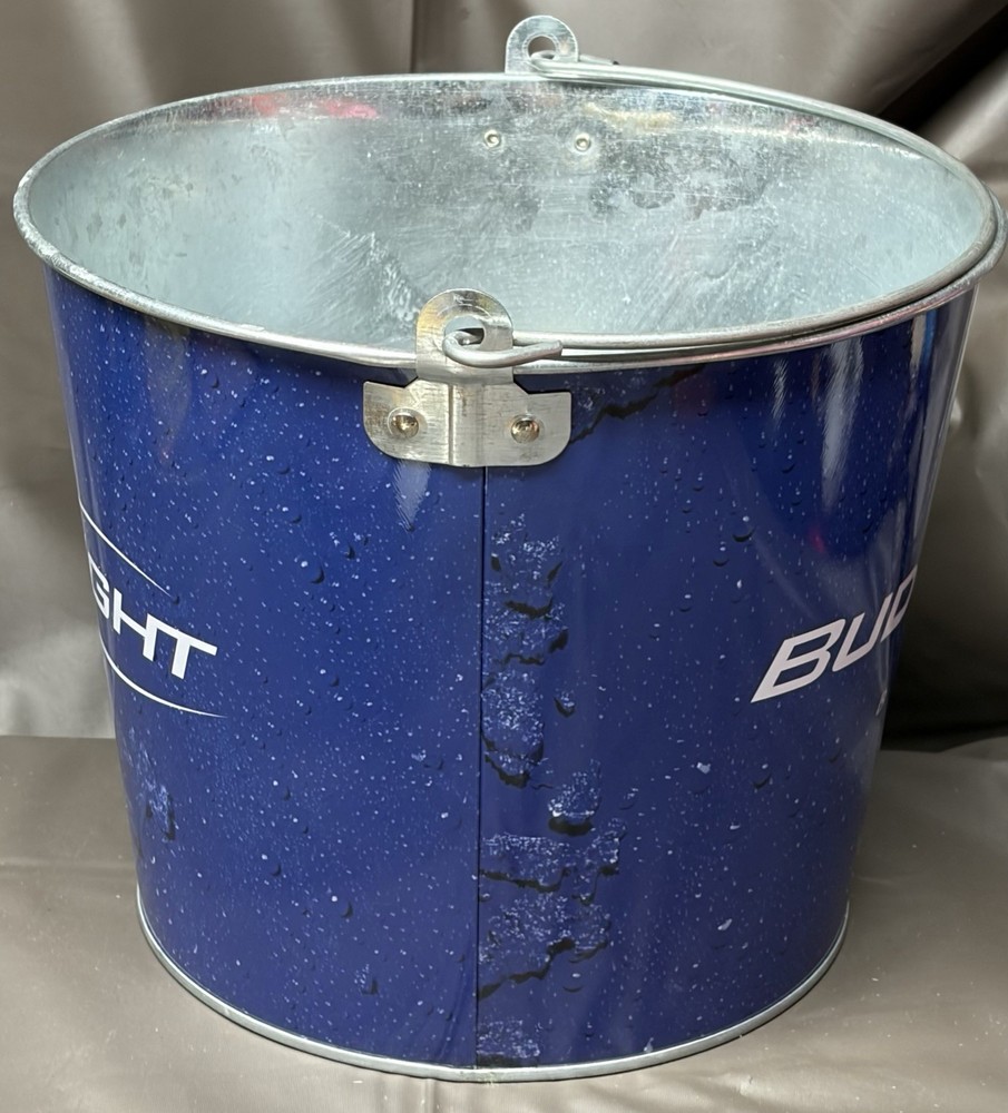 Bud Light Metal Beer Ice Bucket