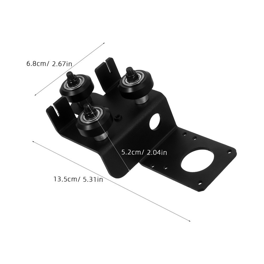 Extruder Accessories 3d Printer Base Plate Back Panel with Pulley