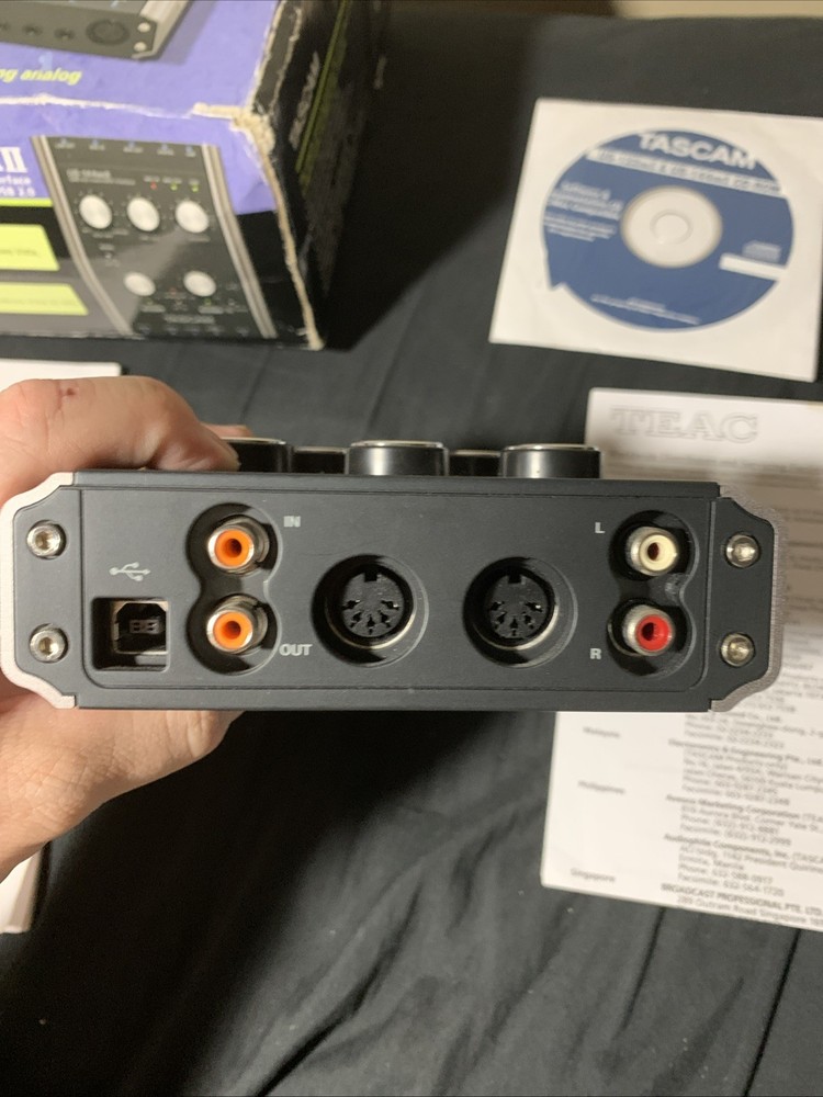 Tascam US-144MKII Analog Recording Interface Gently Used Condition Tested!