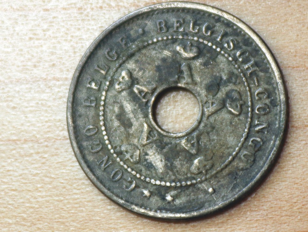 1911 Belgian Congo 5 Centimes