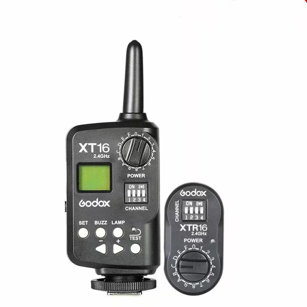 Godox XT-16 2.4G Wireless Transmitter Receiver SK400 DE300 Studio Strobe Flash