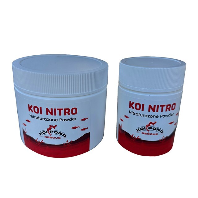 KOI NITRO Nitrofurazone Powder for Fish Ponds - 200 Grams