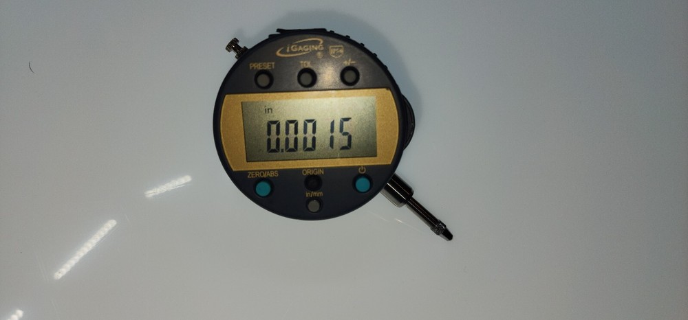 iGaging Absolute Digital Indicator, 0-12.7mm (1/2") Resolution 0.0005" SPC IP54