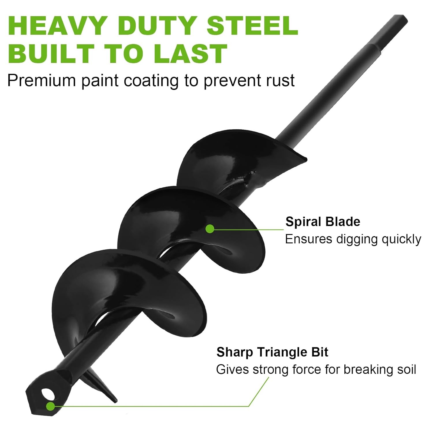 Garden Auger Drill Bit for Planting Bulbs, New, Free Shipping