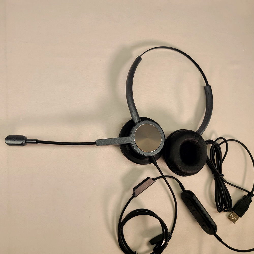 USB Headset with Microphone for PC Laptop, Computer Headset Headphones with M...