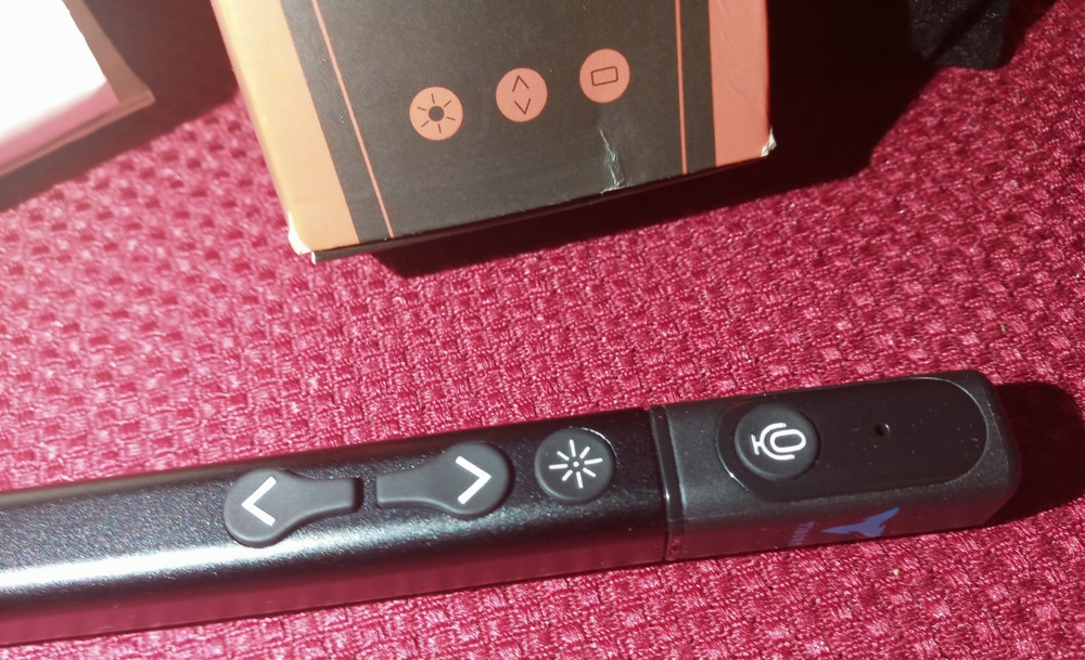 TIBURN AC03 Wireless Presentation Remote Clicker Stylus Pen