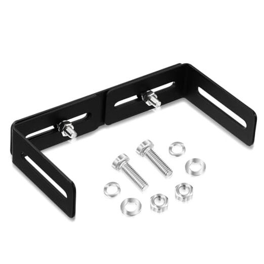 Zonon 1 Set Adjustable Universal Mounting Bracket for Cb/ham Radio Transceiver