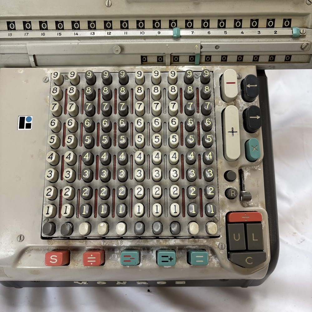 Monroe Electromechanical Calculator Monromatic AddingMachine 1940s 50s UNTESTED