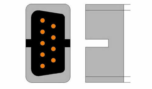 Fit for Nellcor 9PinVeterinary Reusable SpO2 Sensor Probe Animal Ear Tongue Clip