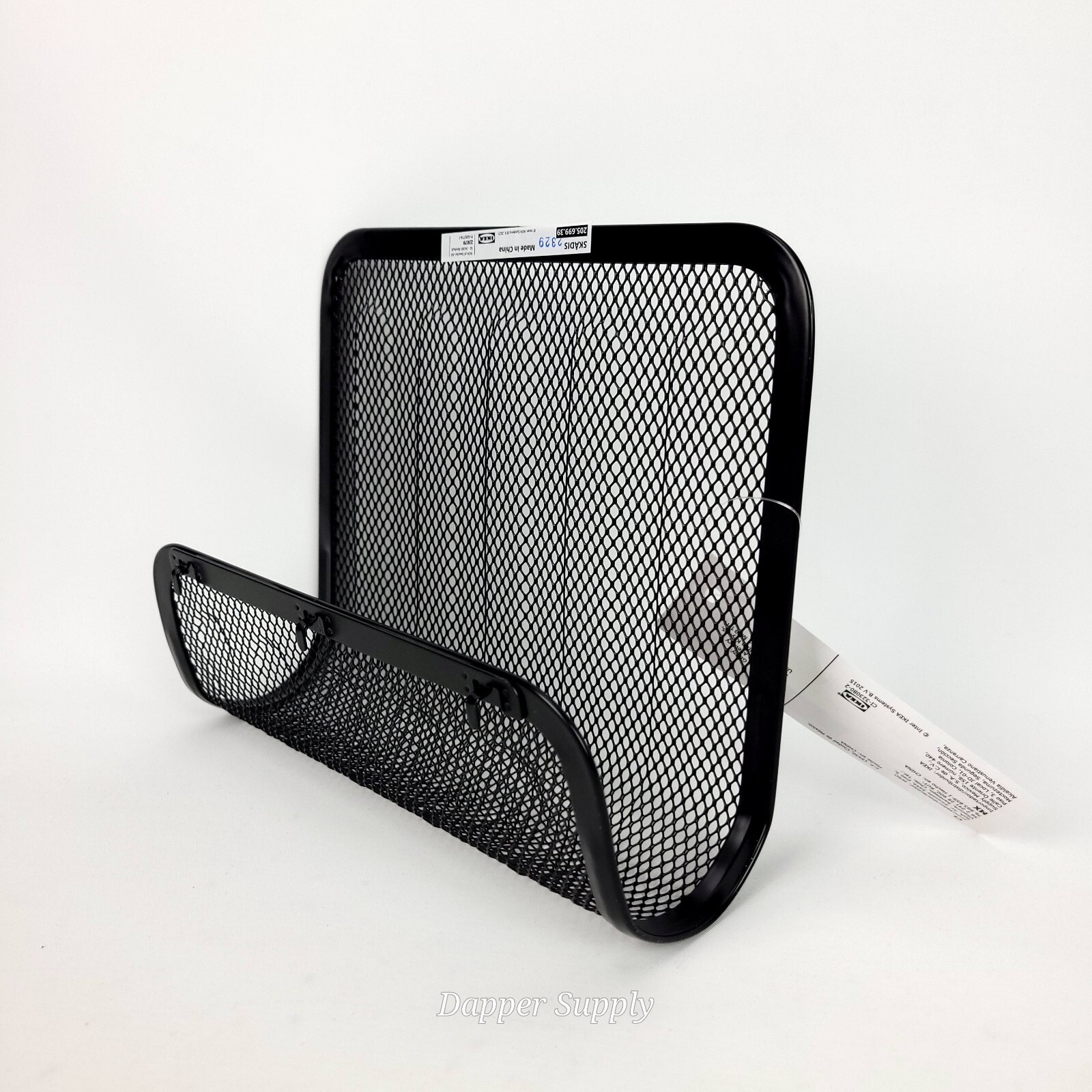 Ikea SKÅDIS Magazine Holder For Skadis Pegboard Black Steel 205.699.39 New