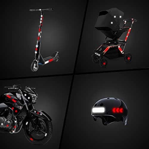 Reflective Stickers | 134pc Engineer BlkRed | Reflective Engineer_2black-red