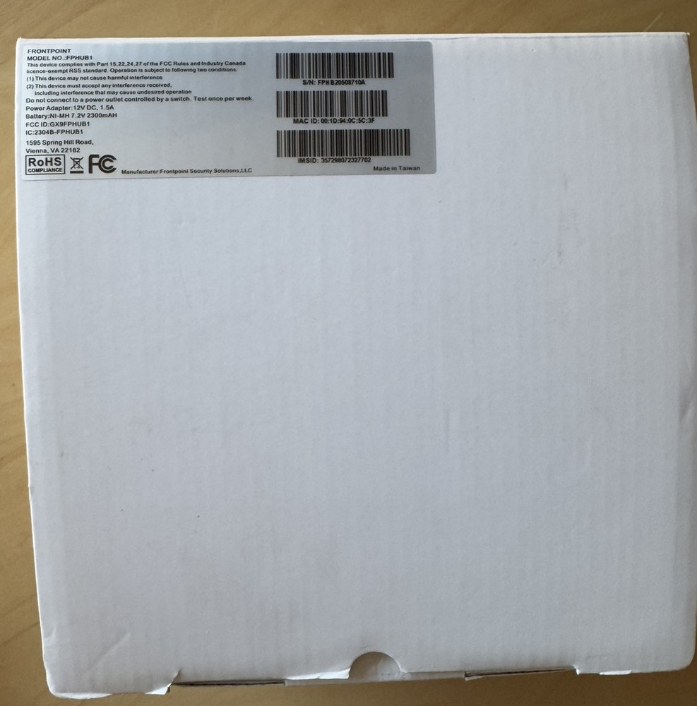 Frontpoint Hub FPHUB1