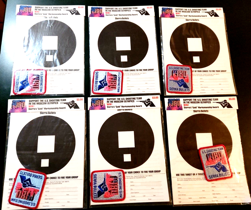 USA Shooting Team Patch Lot 1980 Olympics