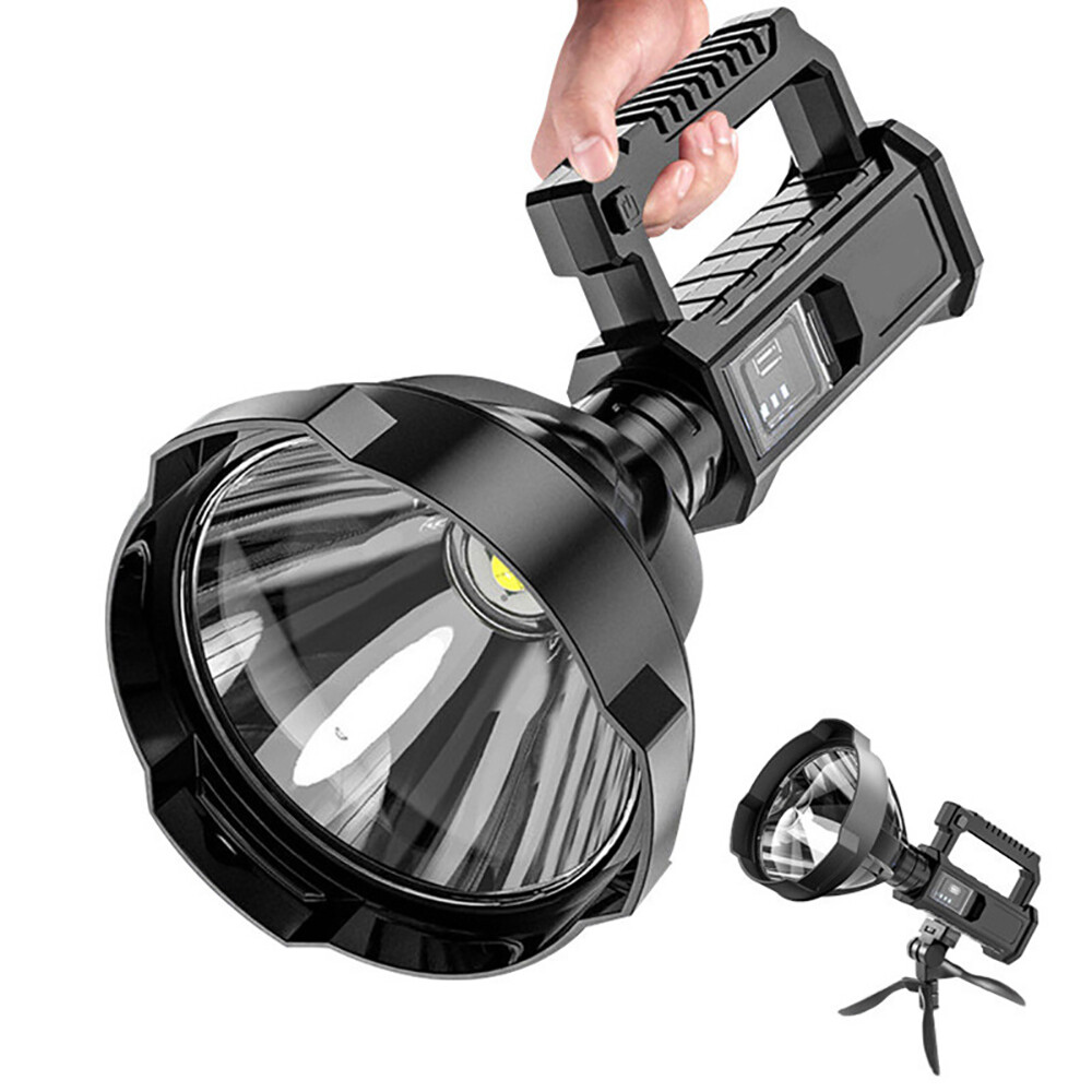 Spotlight 9000000 Lumens Handheld Hunting Flashlight Led Spot light Rechargeable