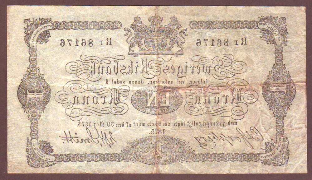 SWEDEN 1 Krona 1875