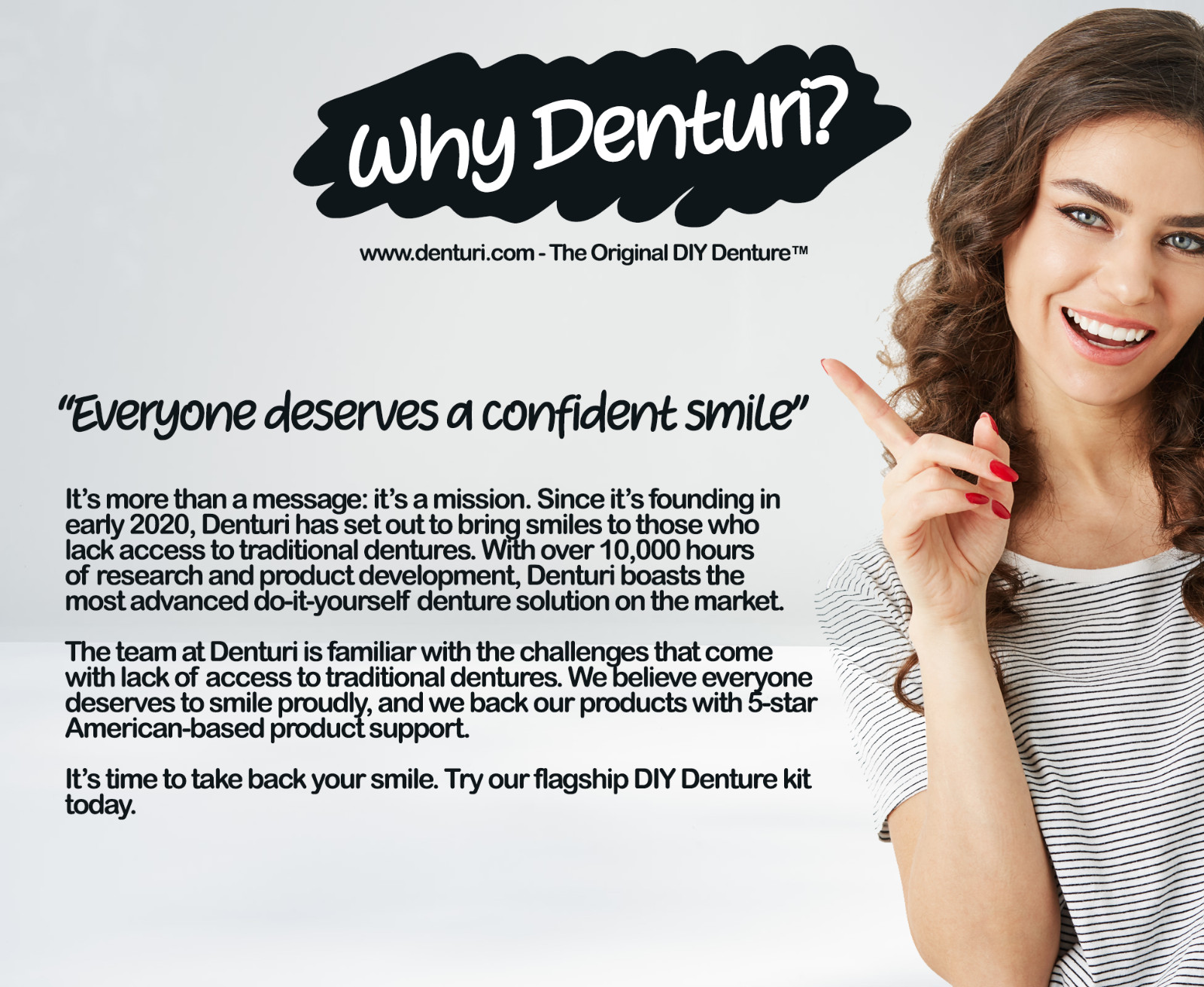 Denturi Proprietary Pink Gum Material - Moldable