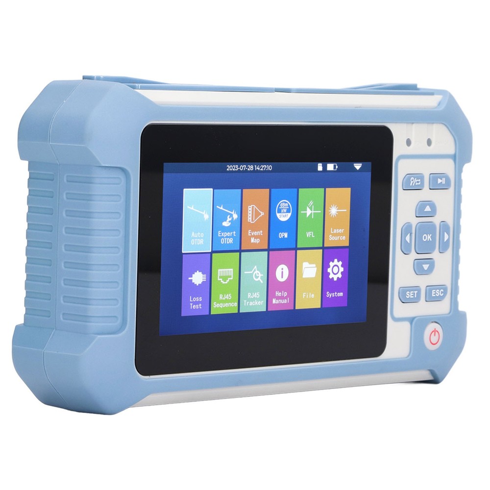 US Plug OTDR Tester Multifunctional Optical Time Domain Reflectometer Wit