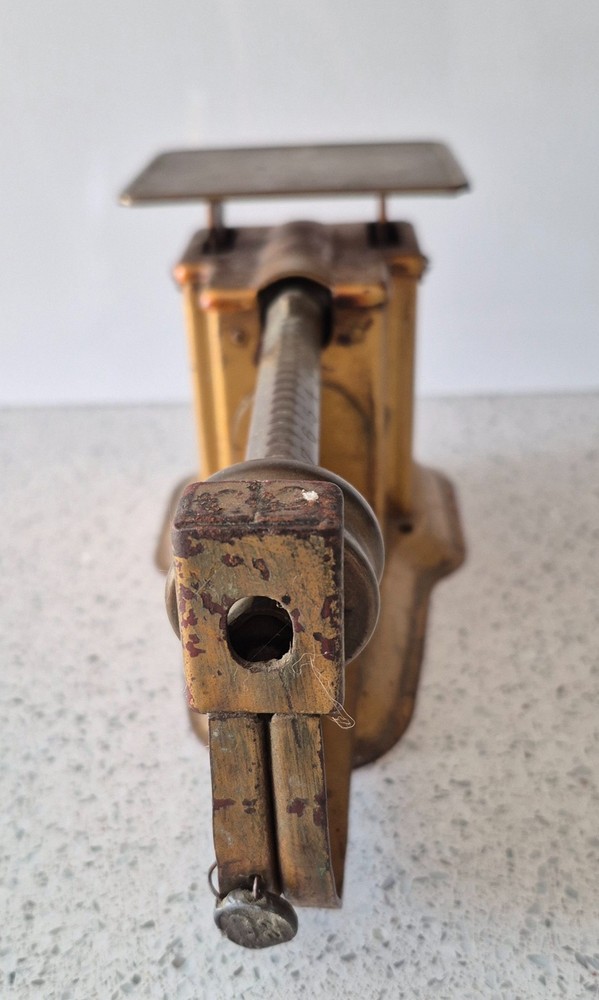 Vintage Triner Brass Flat Office Postal Letter Scale