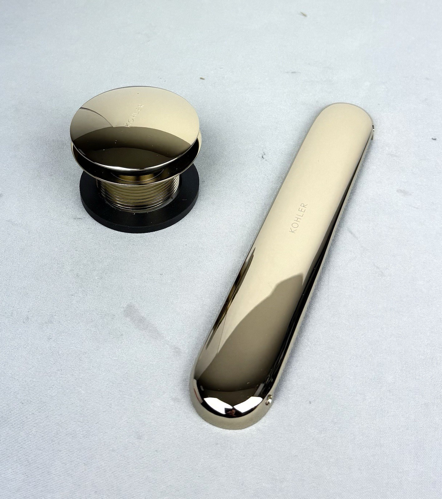 Kohler K-7272-AF Clearflo 1-1/2" Tub Drain Kit with Overflow - French Gold