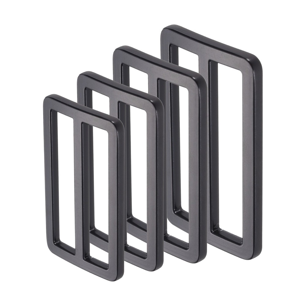 10 Pack 1.5 Inch Tri-Glide Slide Buttons Adjustable Buckle Webbing Strap