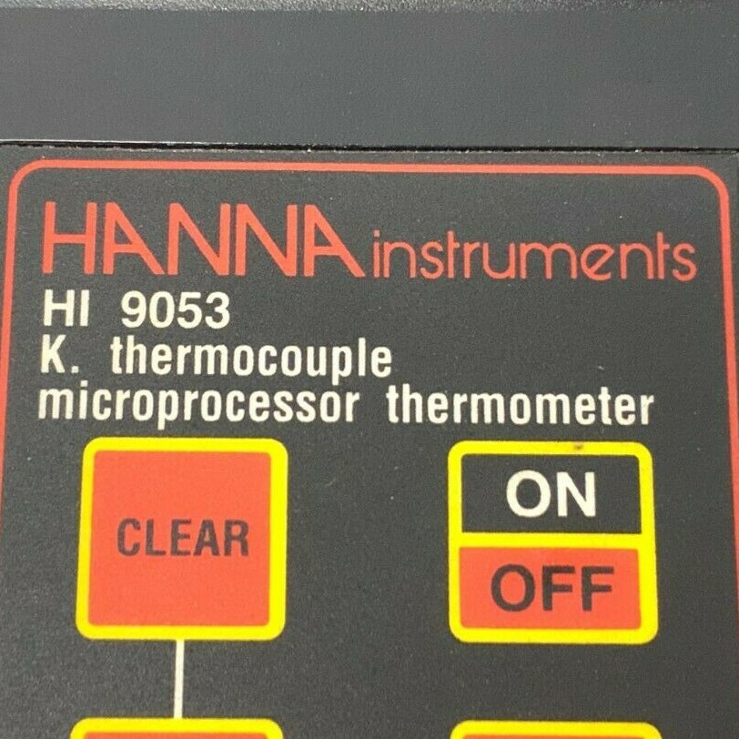 Hanna Instruments HI 9053 K. Thermocouple Microprocessor Thermometer 268F