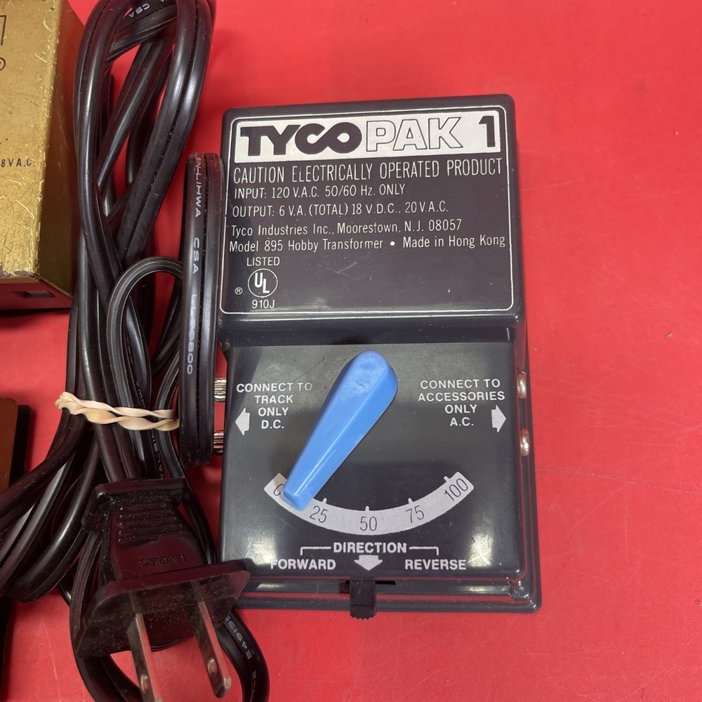 Vintage Tyco Electrain Train Transformers-Untested Lot 7