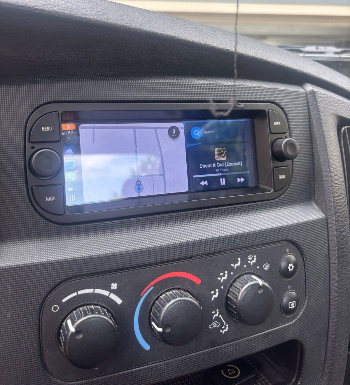 For 2002-2005 Dodge Ram Apple CarPlay Car Radio 8-Core 64GB Android 15 GPS WIFI