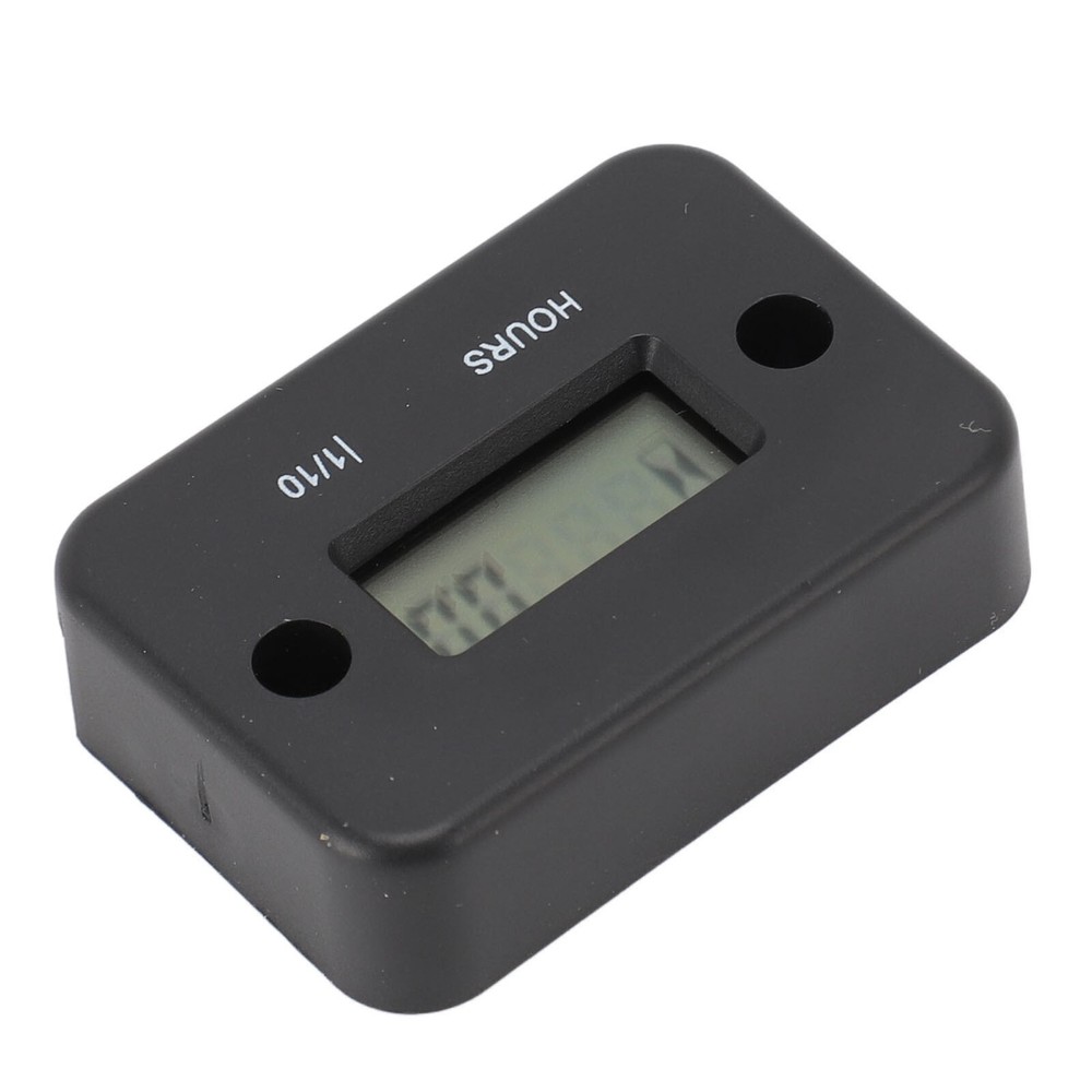 Digital Hour Meter High Accuracy LCD Display Mini Waterproof Engine Hourmeter