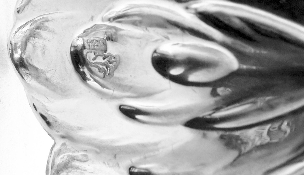Modern Peacocks Birds Ornaments Spanish Silver
