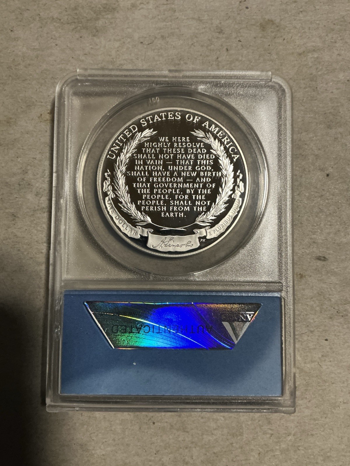 2009 P Lincoln Silver Proof Dollar ANACS PR70 DCAM 1st Release 50 Of 367