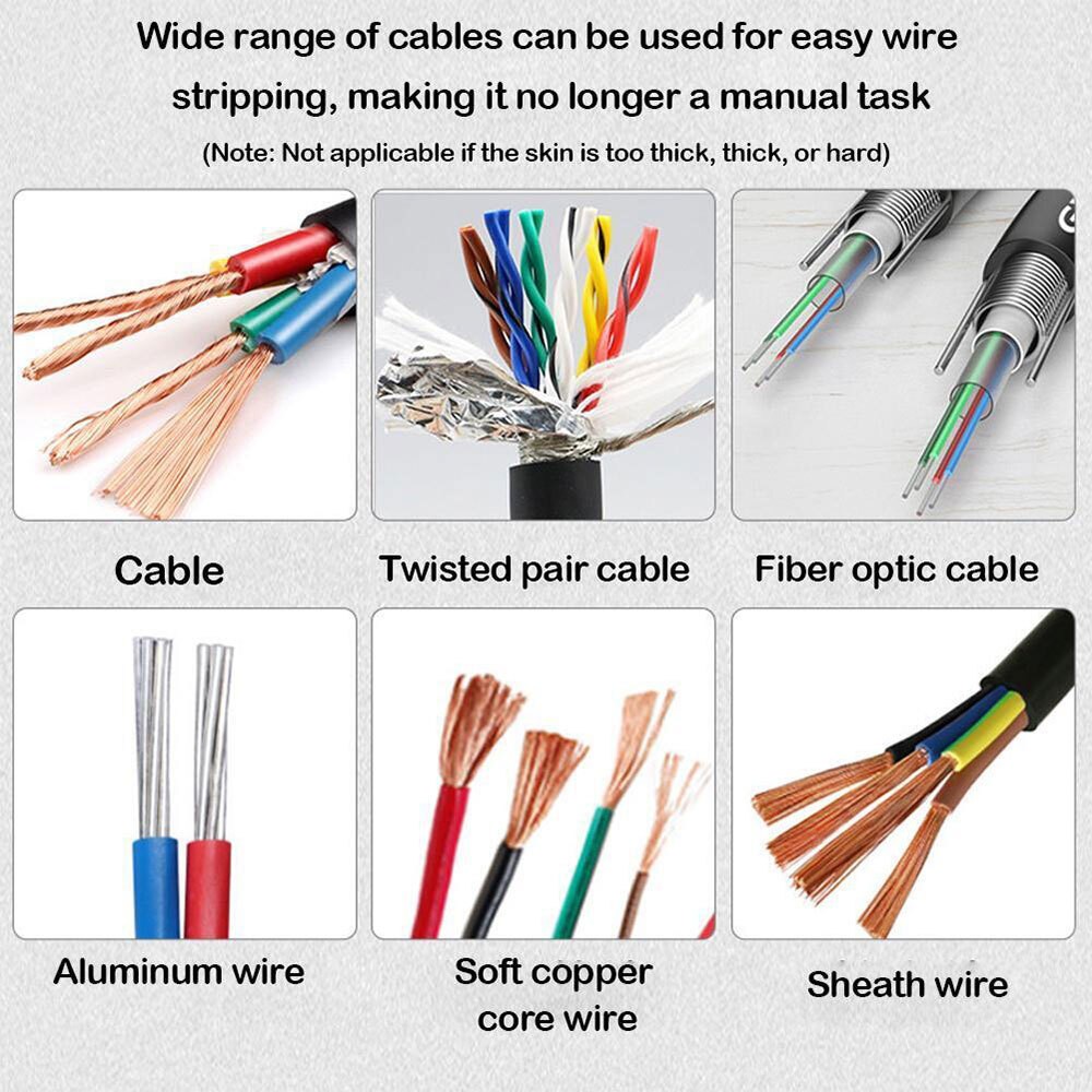 Manual Wire Stripping Machine Cable Stripper Crank Scrap Copper Cutter Recycle ]