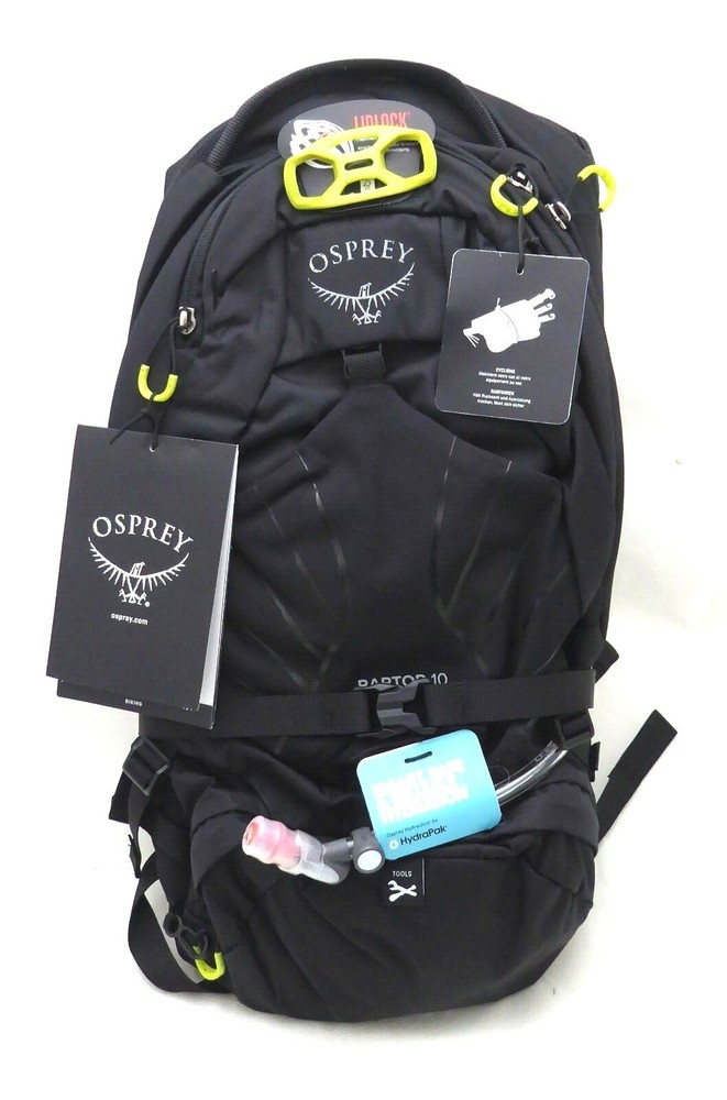 Osprey Raptor 10 Hydration Backpack, Black
