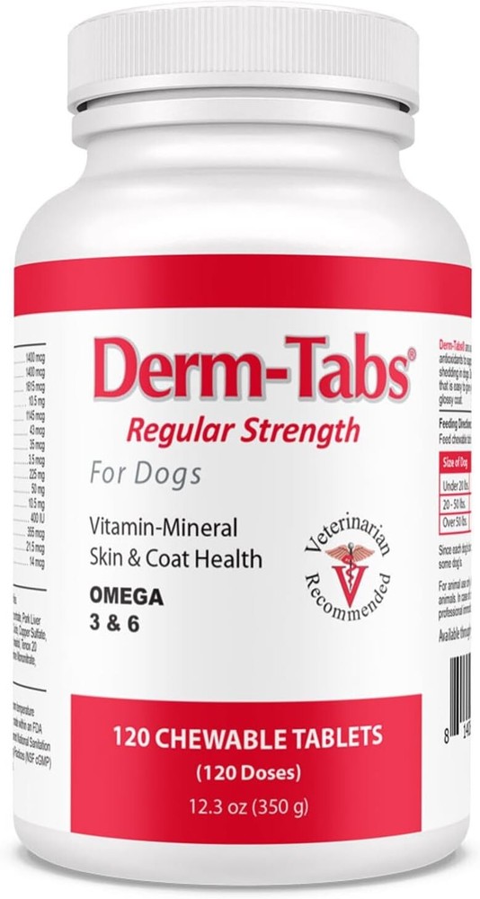 Derm-Tabs Regular Strength (120 Chewable Tablets)