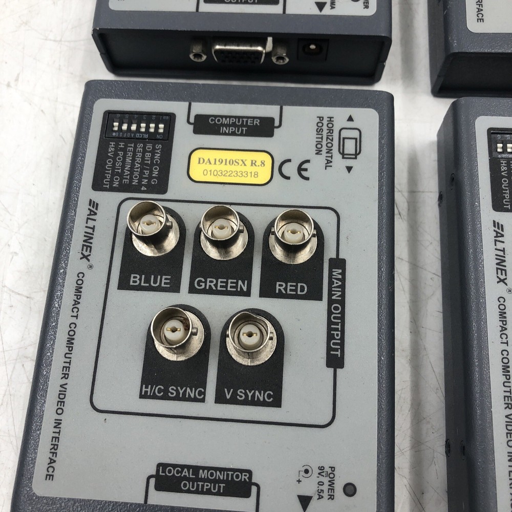 Altinex Compact Computer Video Interface DA1910SX Lot Of 4 UNTESTED