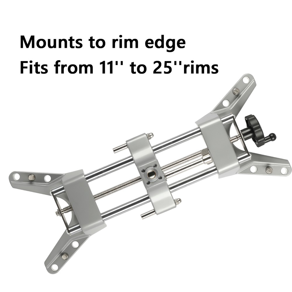 Wheel Alignment Rack Rim Clamp Mount 11''-25'' Rim High Precision Alignment Tool