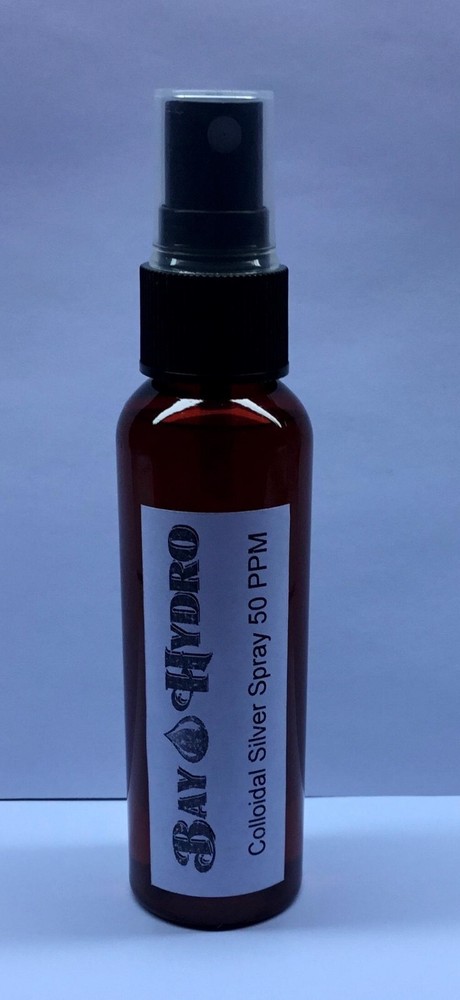 Bay Hydro Colloidal Silver Spray, 2 oz (60 ml), 50 ppm, Feminized Seed Spray