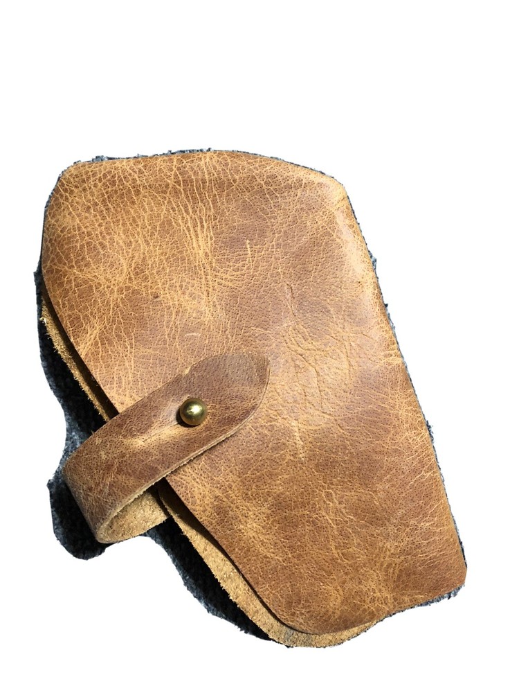 genuine Leather handcrafted muzzleloader Lock Cover