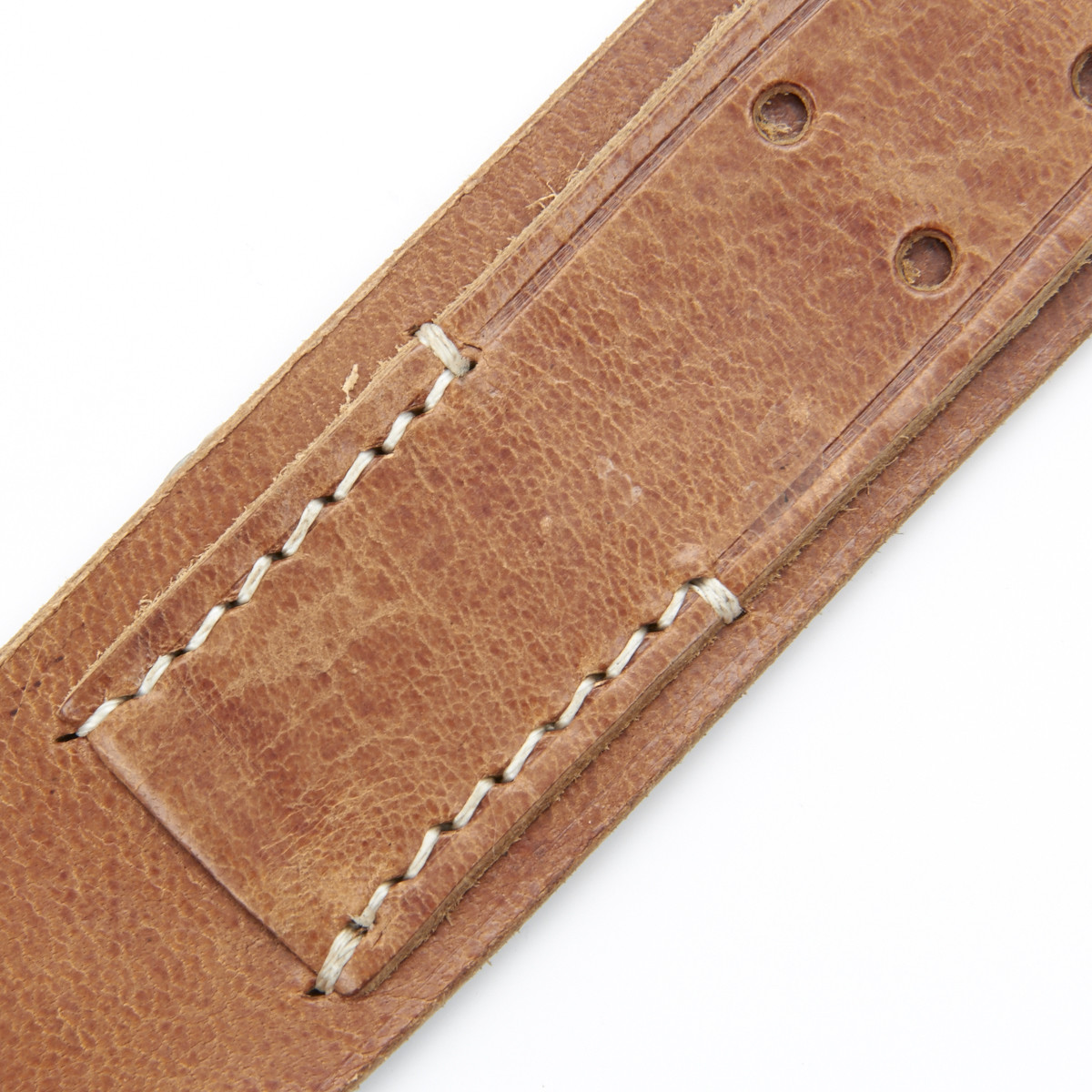 German WWI Brown Leather Equipment Belt- Size 40-44 (101-112cm)