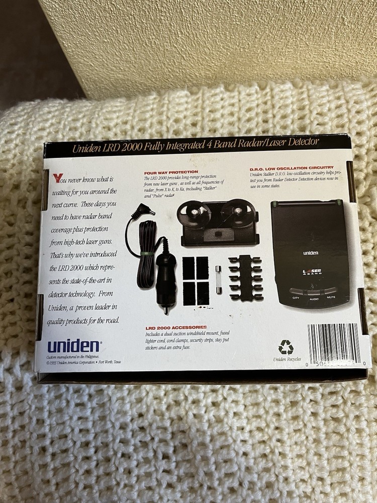 Uniden LRD2000 Radar Detector
