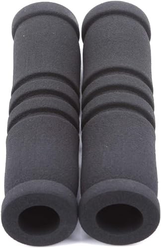 1 Pair Black Bicycle Handlebar Grip Bicycle Motorcycle Antis Super Light Soft