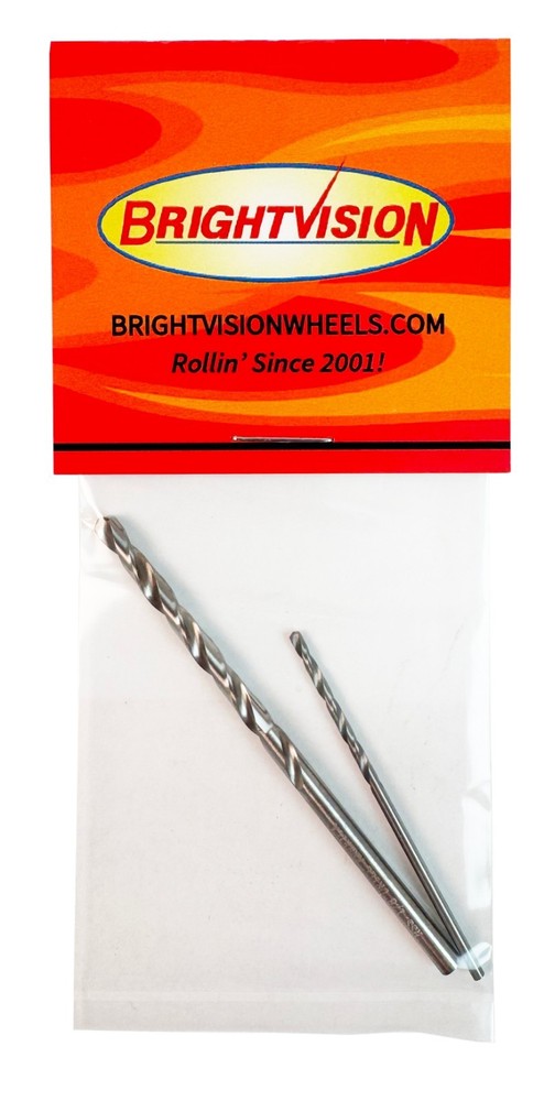 Brightvision 1/64th Die-Cast Rivet Removal Drill Bits For Customs & Restos 1-72