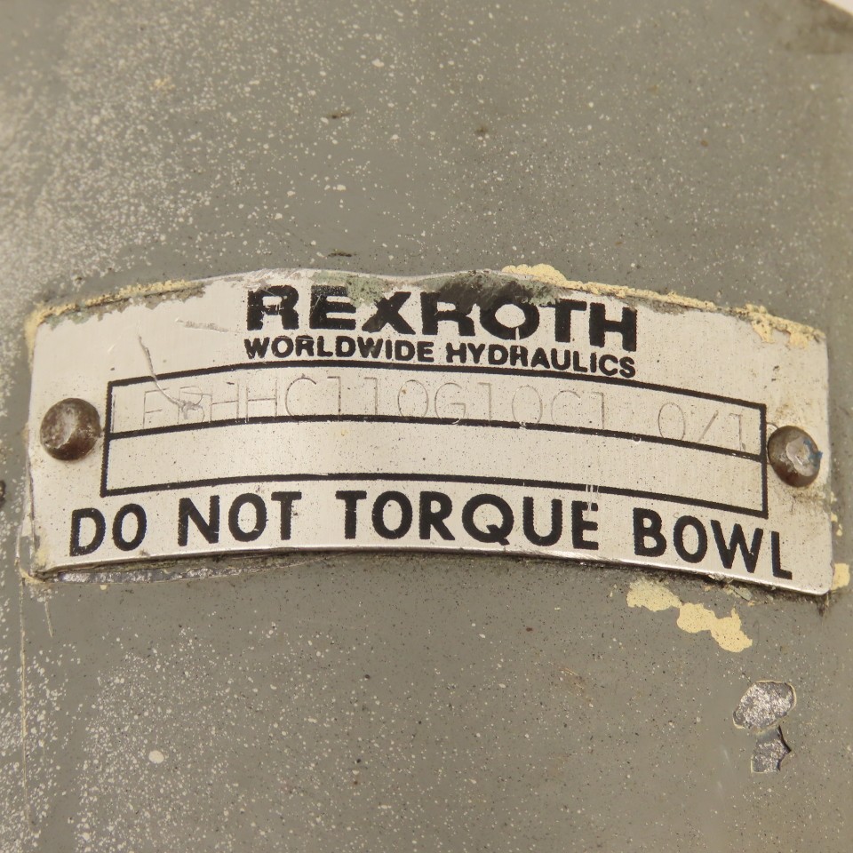 Rexroth LFBHHC110G10C1 3/4" Hydraulic Filter Assembly
