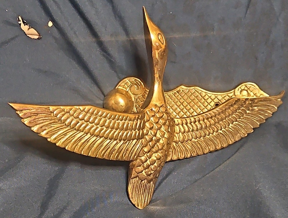 Brass Penco Duck Door Knocker.