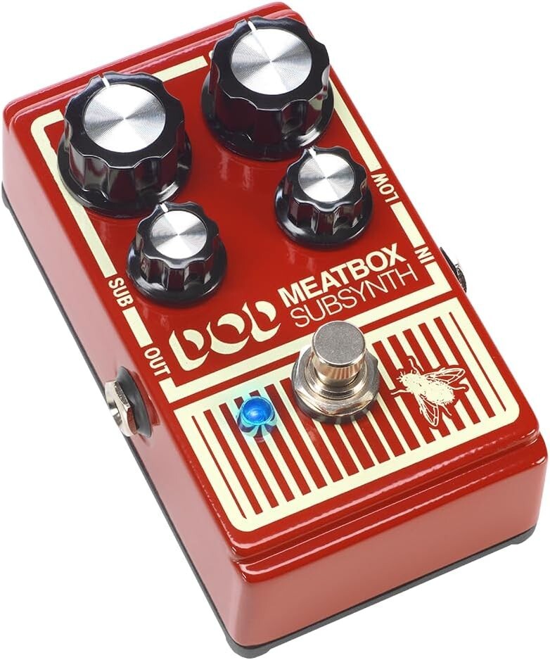 Digitech DOD Meatbox Subharmonic Synthesizer Pedal w/ Two Free Patch Cables
