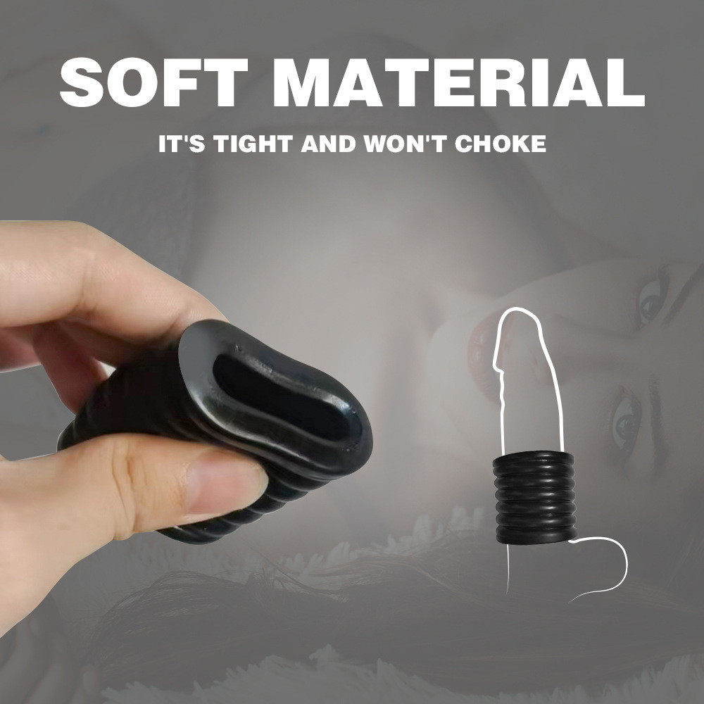 Silicone Ball Scrotum Stretcher Enhancer Squeeze Testicle Ring Delay Ejaculation