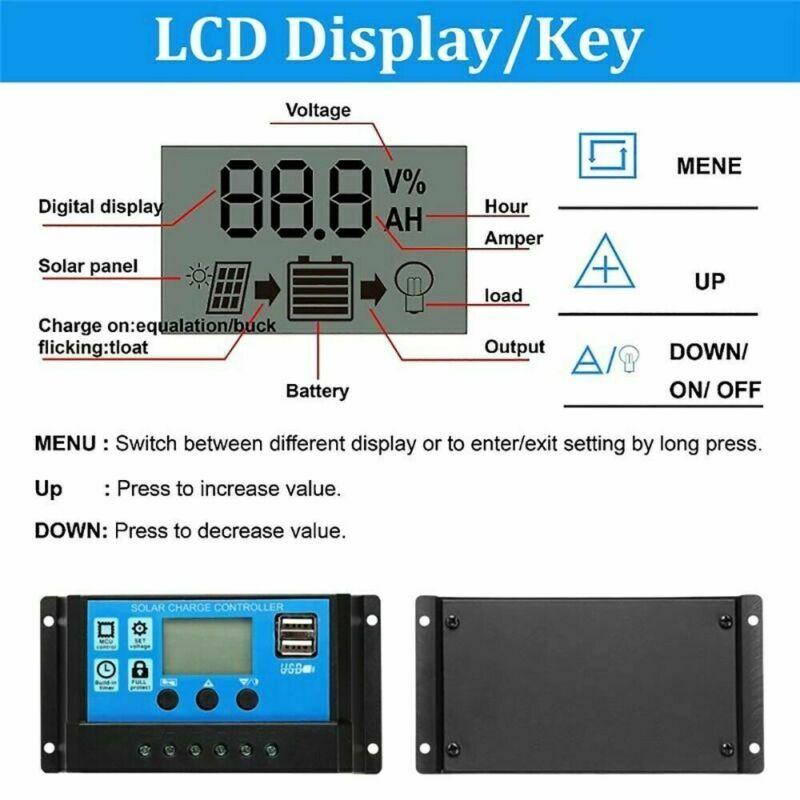 6000W Complete Solar Panel Kit 110V Power Generator Inverter Home Grid System