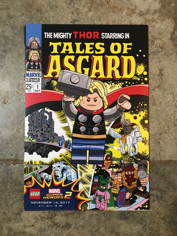 New York Comic Con 2017 - NYCC 2017 Thor Lego Poster