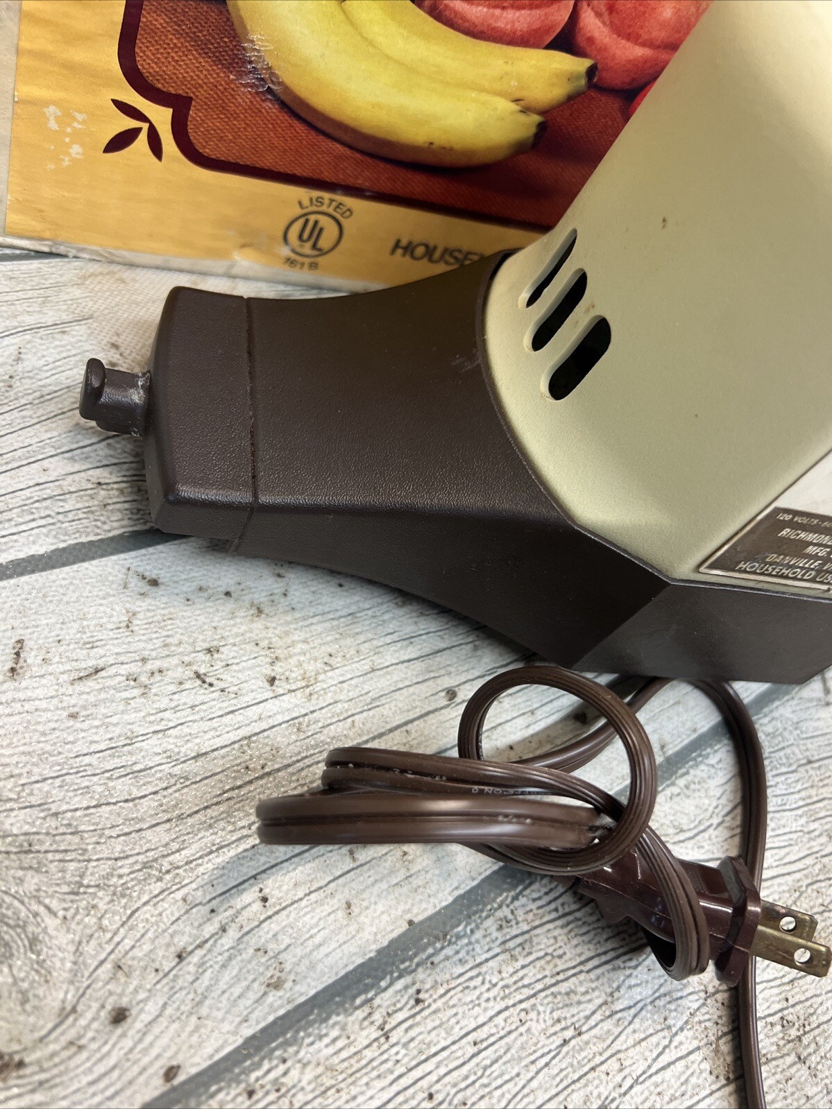 Model 71 Richmond Cedar Works 4 Quart Ice Cream Maker Motor Replacement